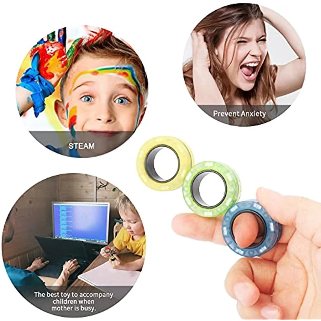 Magnetic Rings Fidget (3PCS)