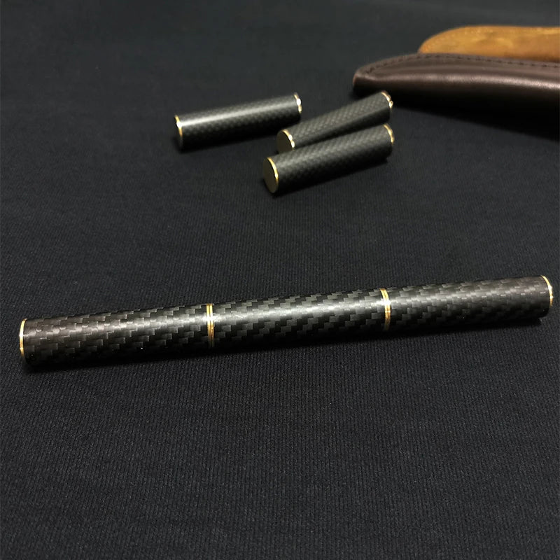 Metal Carbon Fiber Three-section Stick Fidget