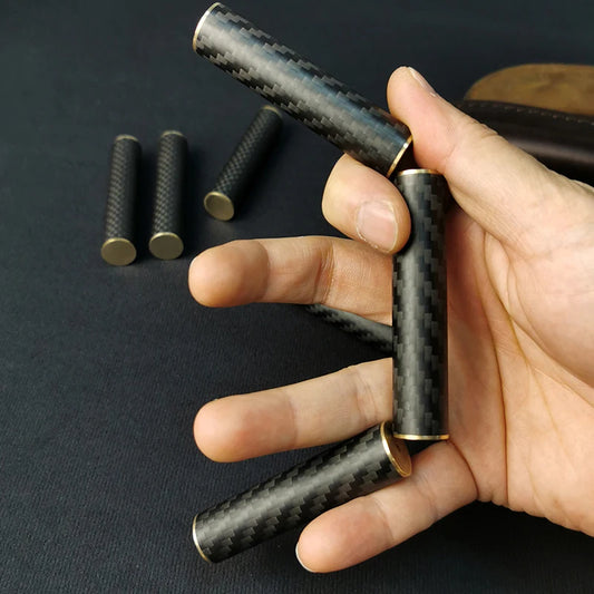 Metal Carbon Fiber Three-section Stick Fidget