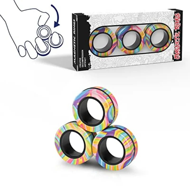 Magnetic Rings Fidget (3PCS)